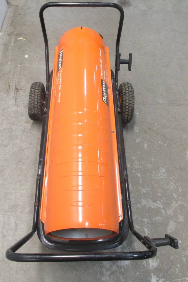 DAYTON 3VE52B OILFIRED KEROSENE TORPEDO HEATER 120VAC 215000BTU/HR