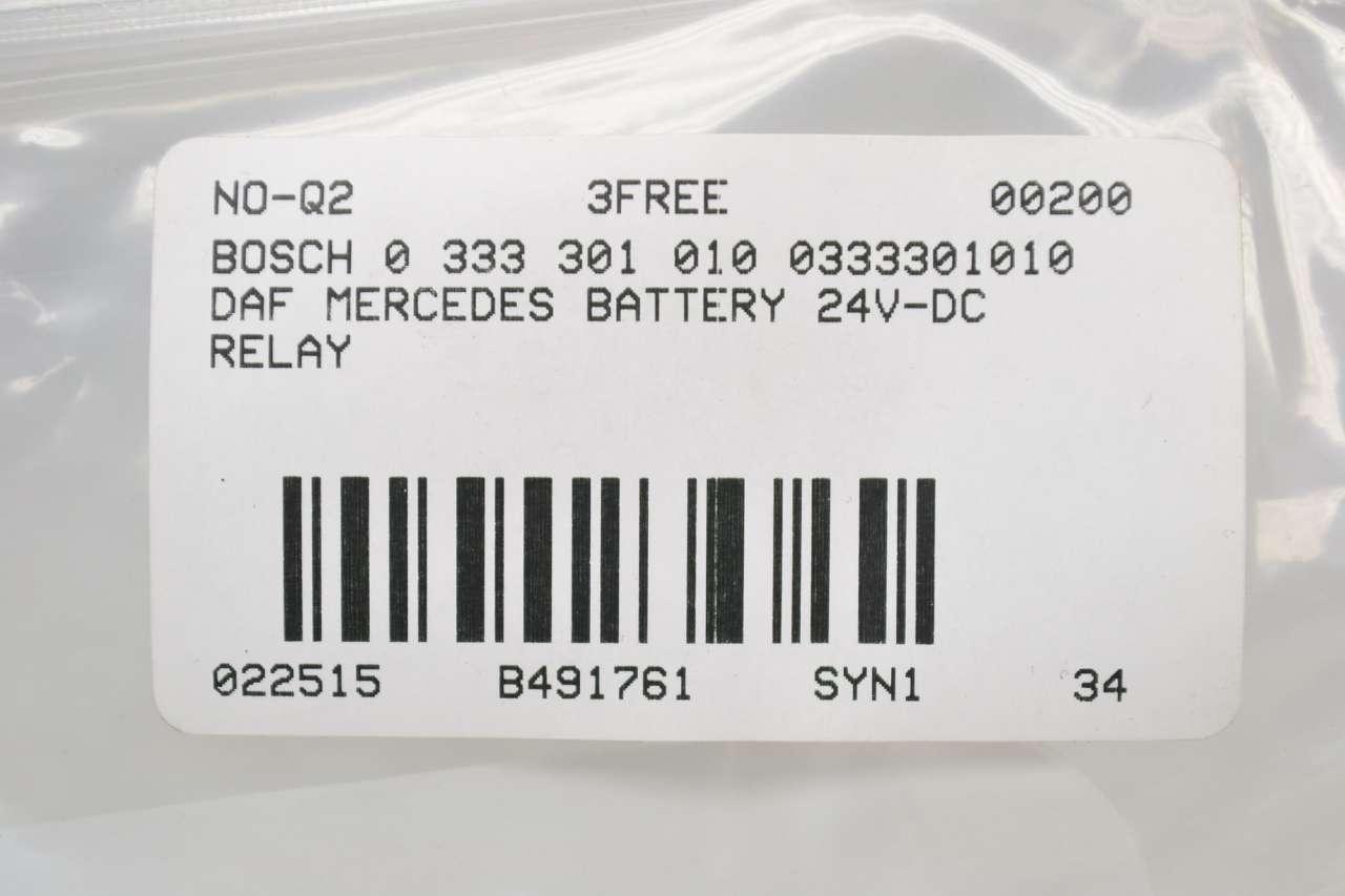 BOSCH Batterierelais 24V Für MERCEDES DAF Sb 201 City 405 407 0333301010
