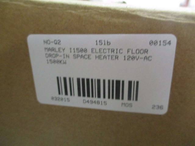 Marley Fdi1500 120v Ac 1500w Electric Floor Drop In Space Heater D494815