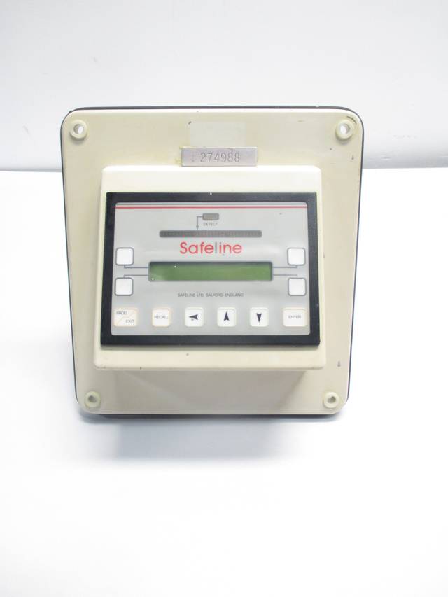 SAFELINE METAL DETECTOR OPERATOR INTERFACE PANEL D495178