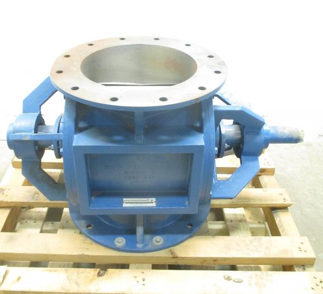 WM W MEYER 20371310 14X14IN STEEL FLANGED ROTARY FEEDER VALVE D496696