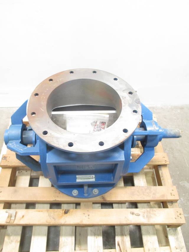 WM W MEYER 20371310 14X14IN STEEL FLANGED ROTARY FEEDER VALVE D496696