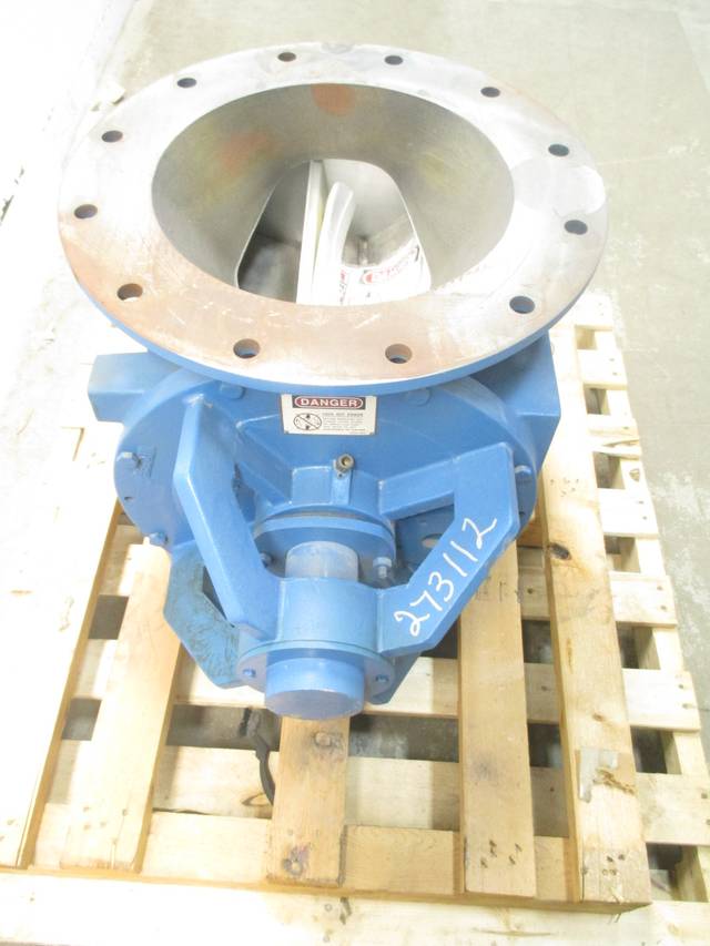 WM W MEYER 20371310 14X14IN STEEL FLANGED ROTARY FEEDER VALVE D496696