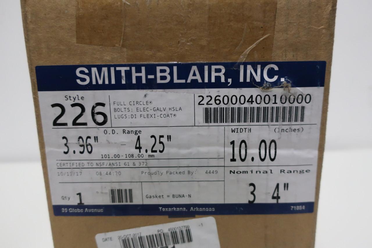Smith-blair 2260004001000 226 Pipe Repair Clamp 10in 4in-4-1/4in Od 