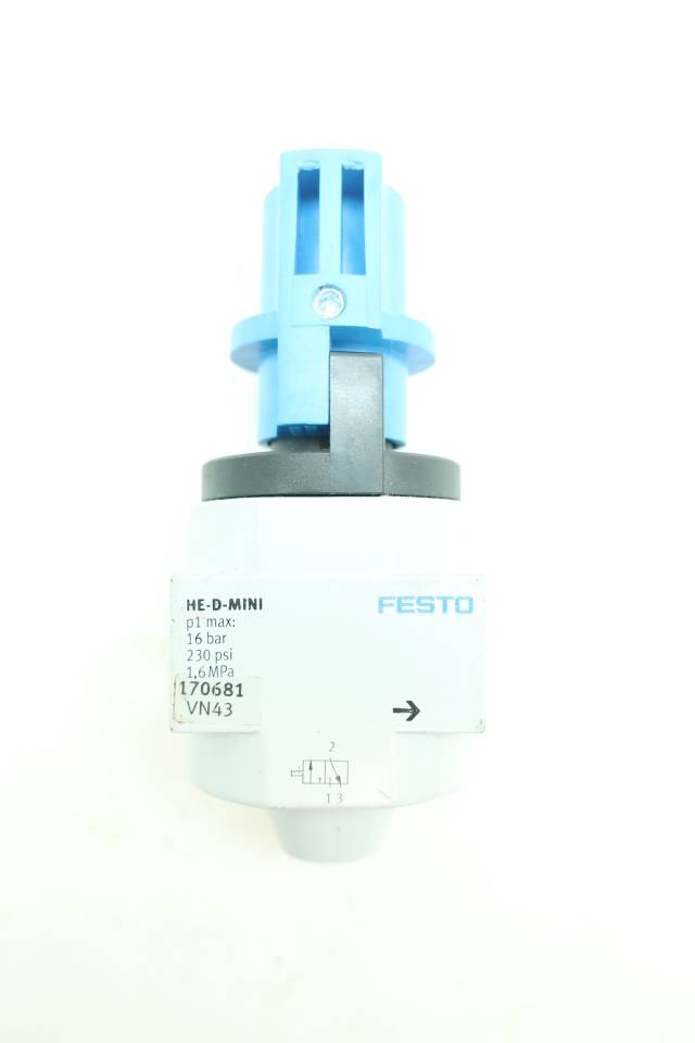 FESTO HE-D-MINI 170681 PNEUMATIC ON/OFF VALVE 230PSI