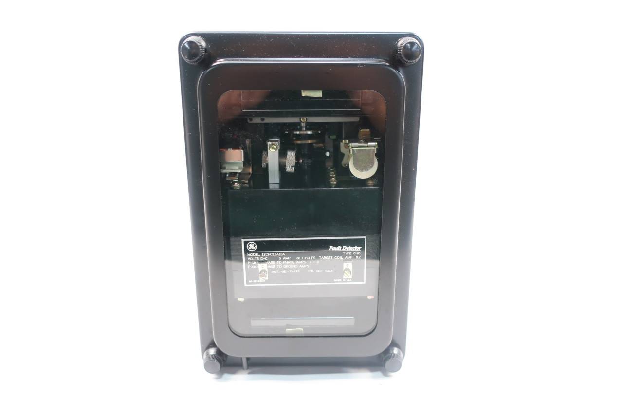 General Electric Ge 12CHC12A10A Fault Detector Relay Type Chc 5a Amp Dc