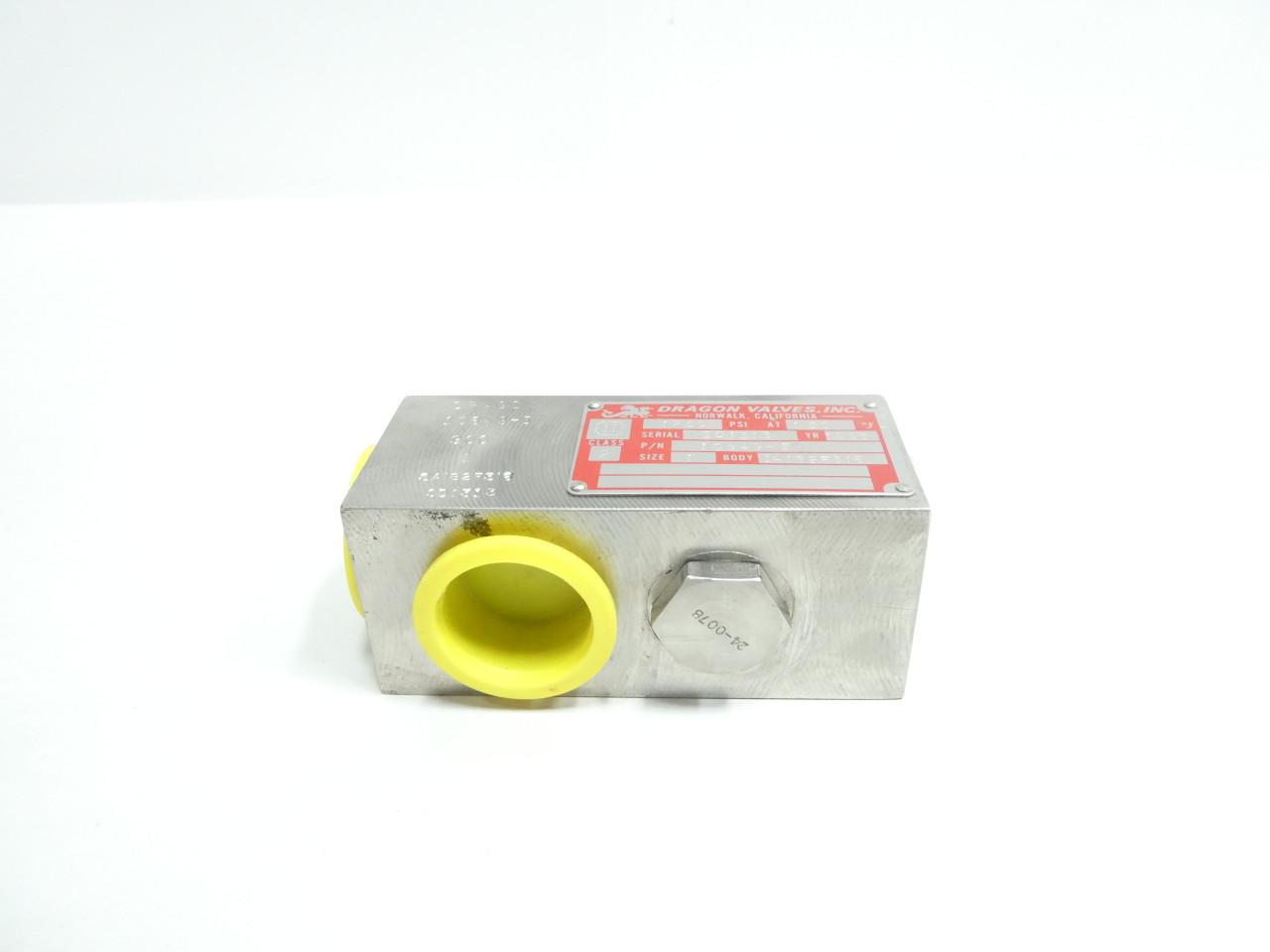 DRAGON VALVES 10649-5 STAINLESS VENT VALVE 1IN