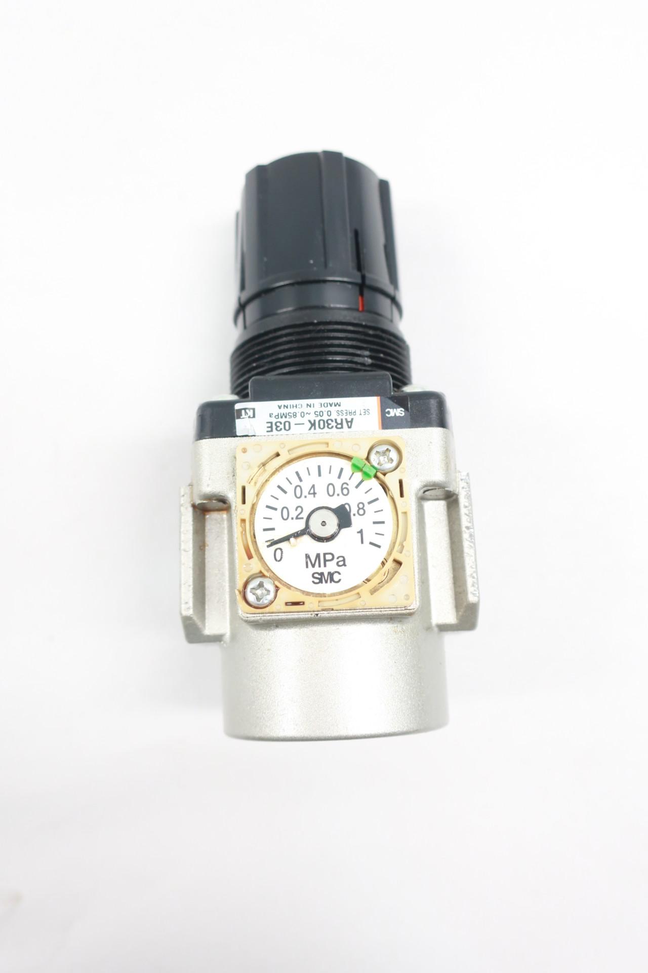 Smc AR30K-03E Pneumatic Regulator 0.85mpa 0.05-0.85mpa 3/8in Npt