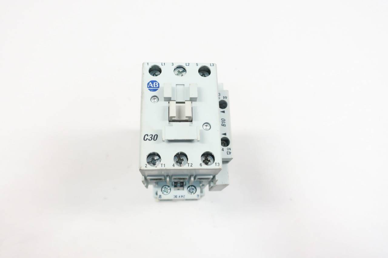 Allen Bradley Contactor 100-C30*00 SER C 25HP, 24v coil