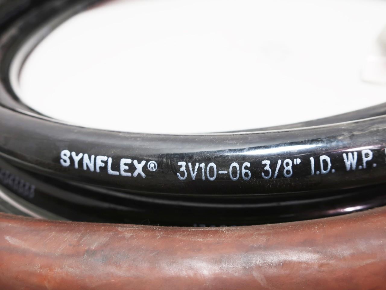 Parker 3V10-06 Synflex 3/8in Npt 50ft 8000psi Hydraulic Hose 