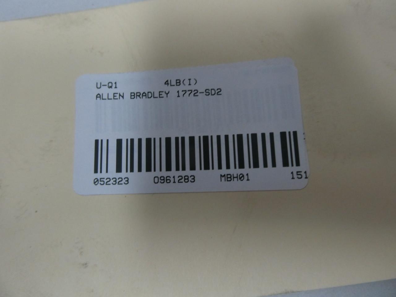 ALLEN BRADLEY 1771-SD2 I/O SCANNER MODULE - bigbangmexico.com