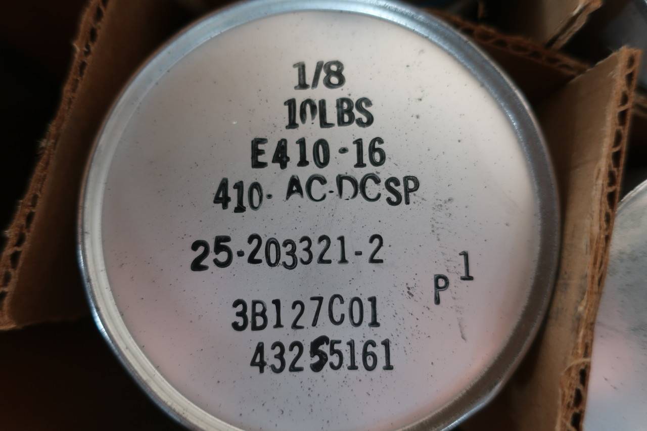 Box of 5 ARCOS E410-16 Welding Electrode 1/8IN 14IN 10LB Box of 5 ARCOS E410-16 Welding Electrode 1/8IN 14IN 10LB
