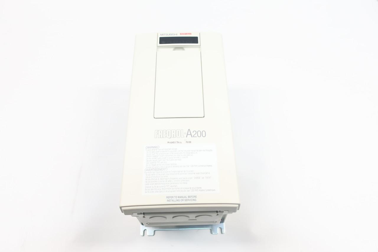 Mitsubishi FR-A240E-0.75K-UL Freqrol-a200 Drive 0.2-400hz 380-460v-ac 1hp