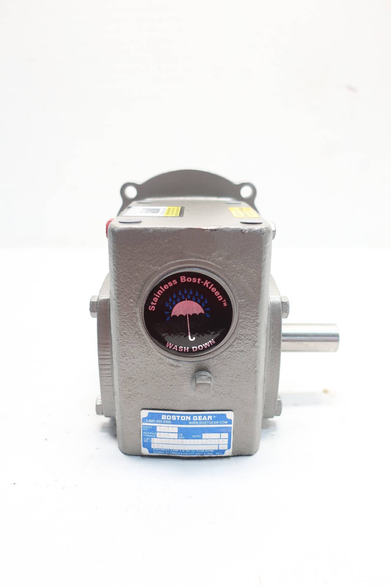 BOSTON GEAR SBKHF718V10KE5HP16 BOST-KLEEN 10:1 Gear Reducer BOSTON GEAR SBKHF718V10KE5HP16 BOST-KLEEN 10:1 Gear Reducer