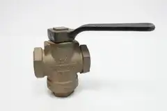 LUNKENHEIMER 1571 MANUAL BRONZE GAS COCK VALVE 1-1/4IN NPT