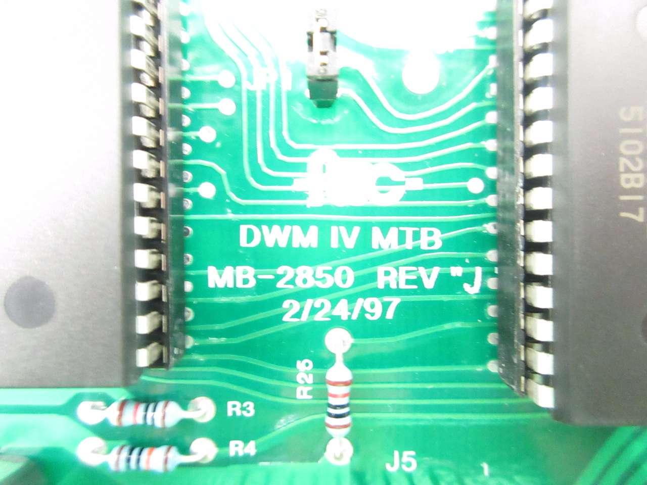 FWC MB-2850  DWM IV MTB BOARD ED 2849 MB2850Backup Units marked good!