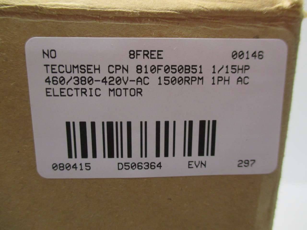 TECUMSEH 810F050B51C 810F050B51C BRAND NEW