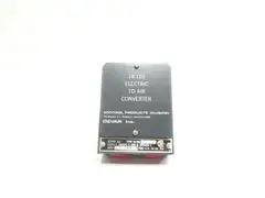 DEVAR 18-150-1-E24-E6 ELECTRIC TO AIR CONVERTER 300/500FJ 117V-AC