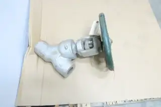 EDWARDS B96124F22 UNIVALVE MANUAL STEEL SOCKET WELD STOP Y-GLOBE VALVE 2IN 4500