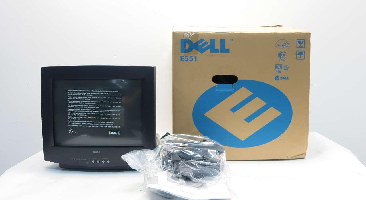 Dell E551 15in Swivel Base Crt Display 100-240v-ac D512082