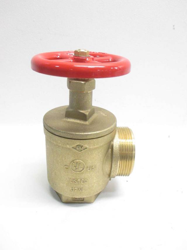 BH FIG A97H 21/2 IN NPT BRASS FIRE HOSE VALVE D512896