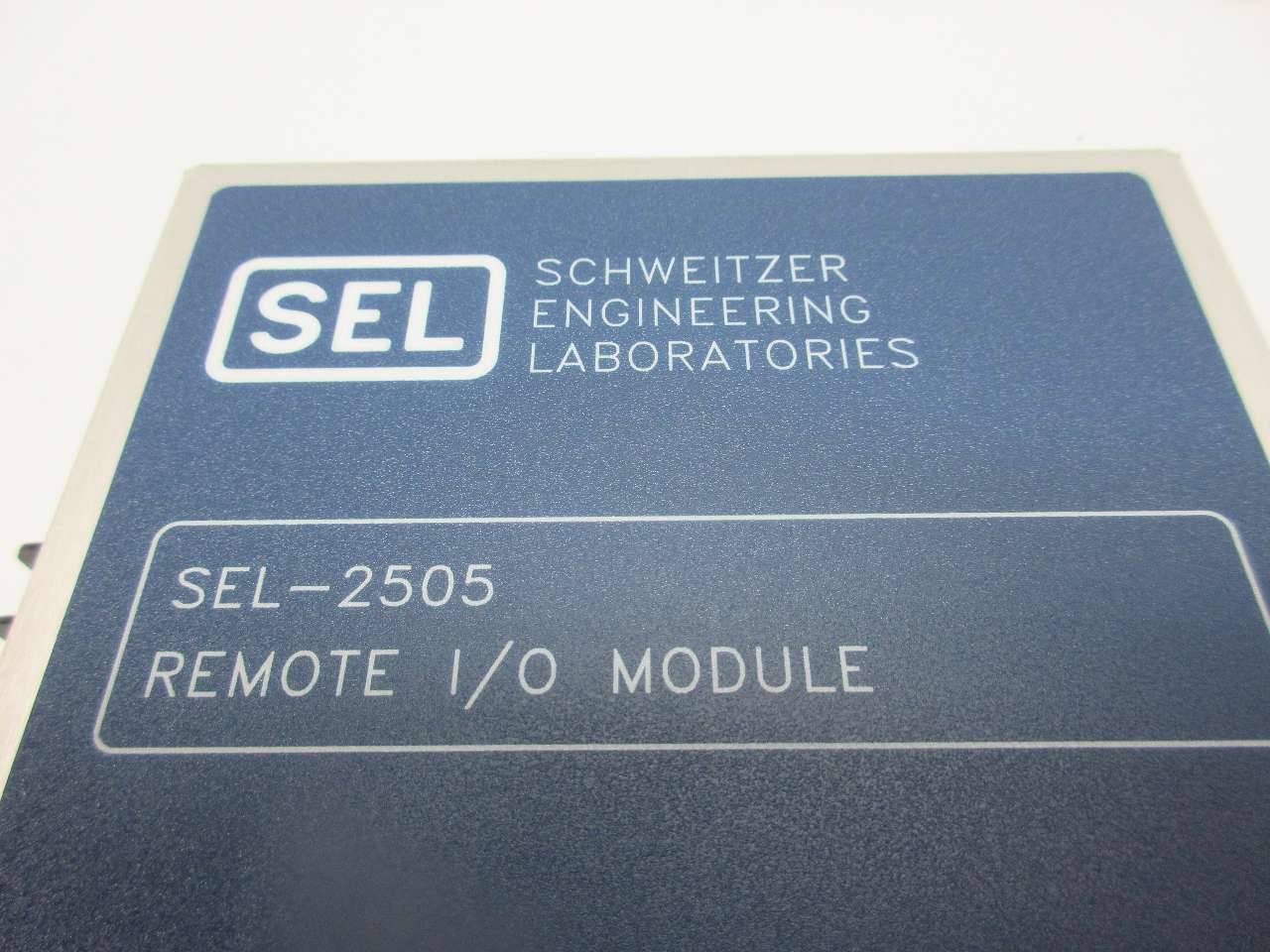 SEL-2505 Remote I/O Module  Schweitzer Engineering Laboratories