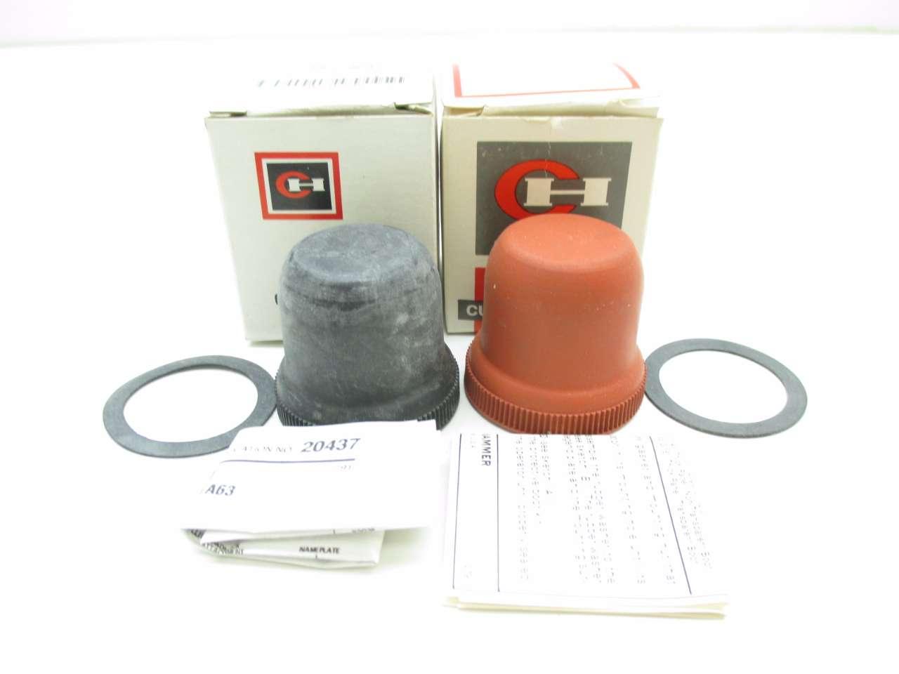 Cutler Hammer 10250TA4 Red Rubber Boot Push Button Cover New Business