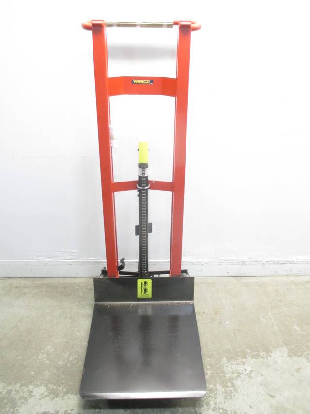 WESCO DPL542222 HYDRAULIC PLATFORM PEDAL LIFT HANDTRUCK D515226