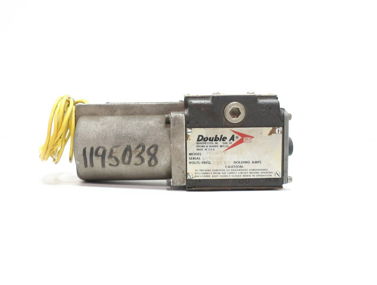 Double A Qj 01 C 10d3 V 115 60 115v Ac Hydraulic Solenoid Valve