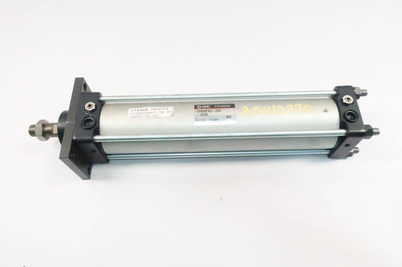 Smc CHDAF63250A53L Double Acting Hydraulic Cylinder 63mm 250mm 3.5mpa