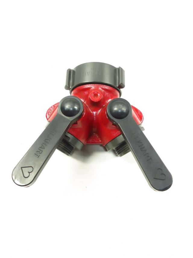 ELKHART PRODUCTS B100A GATED WYE BALL VALVE 11/2 X 21/2 IN NST D524656