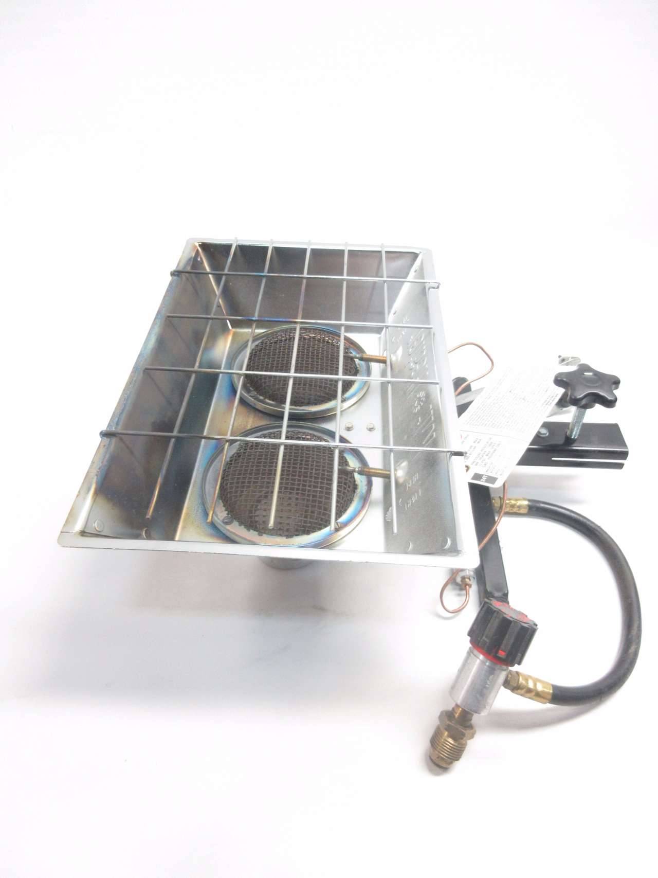 Mr Heater MH24T Double Burner Propane Heater 8000-28000btu/hr D526398