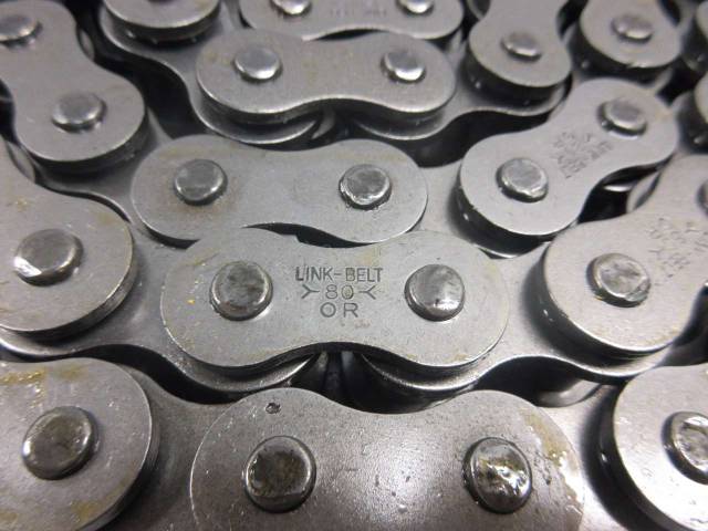 LINK-BELT 80-OR 1 IN 10FT SINGLE STRAND RIVETED ROLLER CHAIN D527059