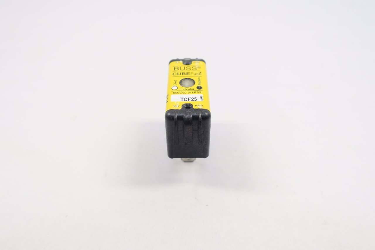 25 Amp Cooper Bussmann TCF25 Cube Fuse 25 Amp Cooper Bussmann TCF25 Cube Fuse