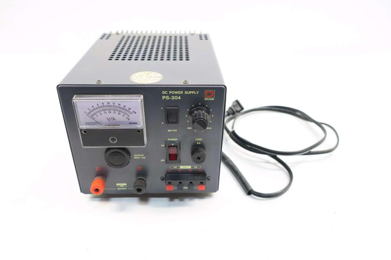 Daiwa PS-304 120v-ac 0-20v-dc 0-40a Amp Power Supply D528855