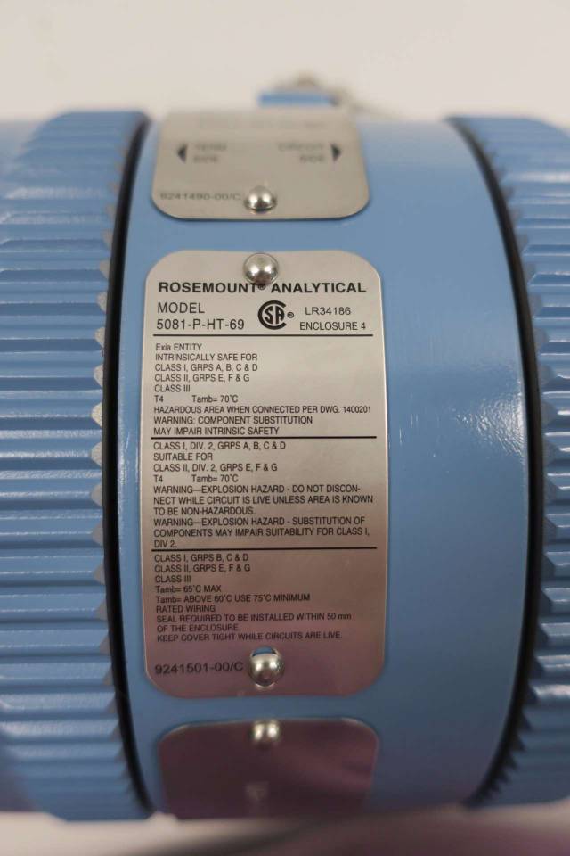 ROSEMOUNT 5081PHT HART 12.542.4VDC 014PH PH TRANSMITTER D528926