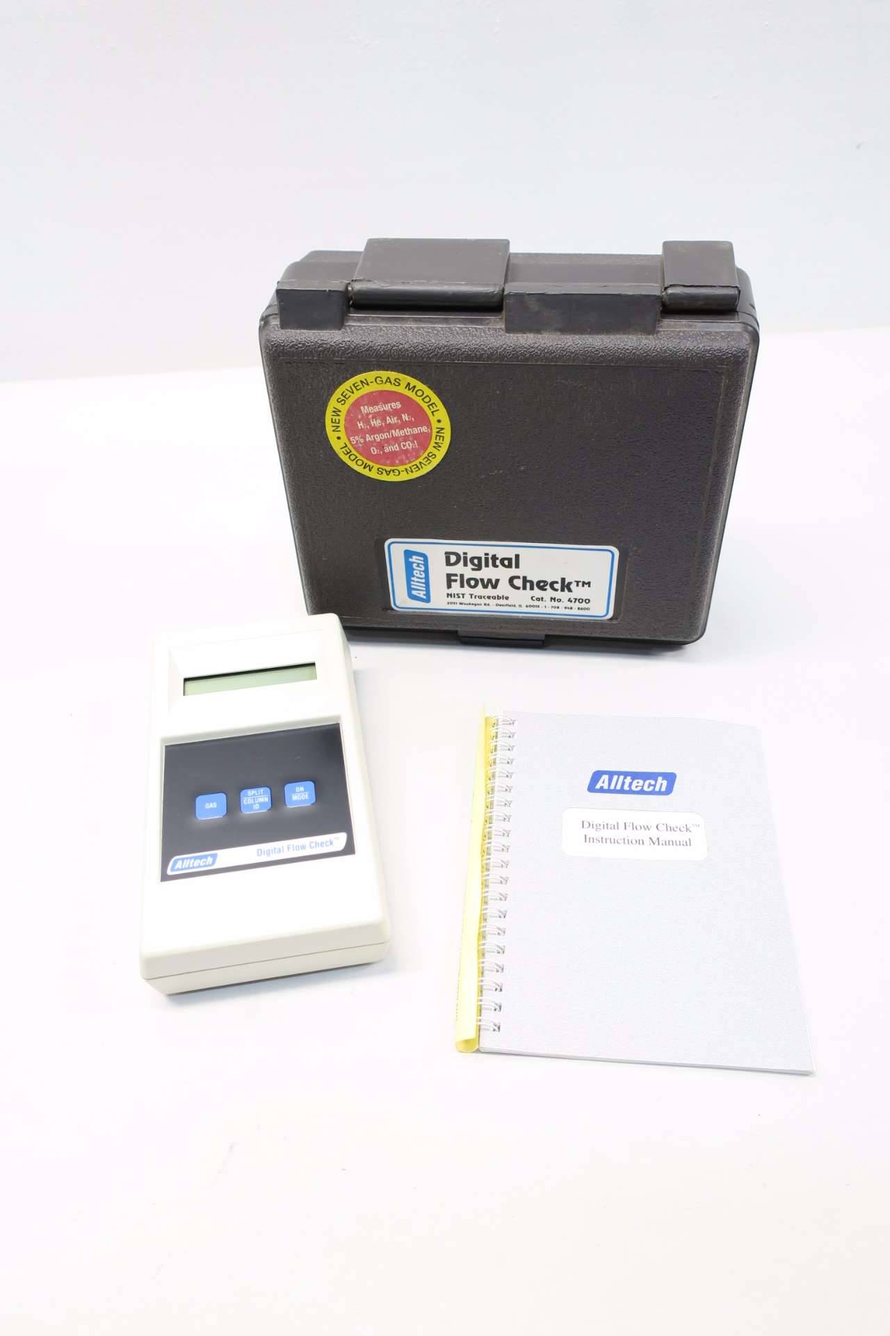 Alltech Associates 4700 Digital Flow Check Meter D529466