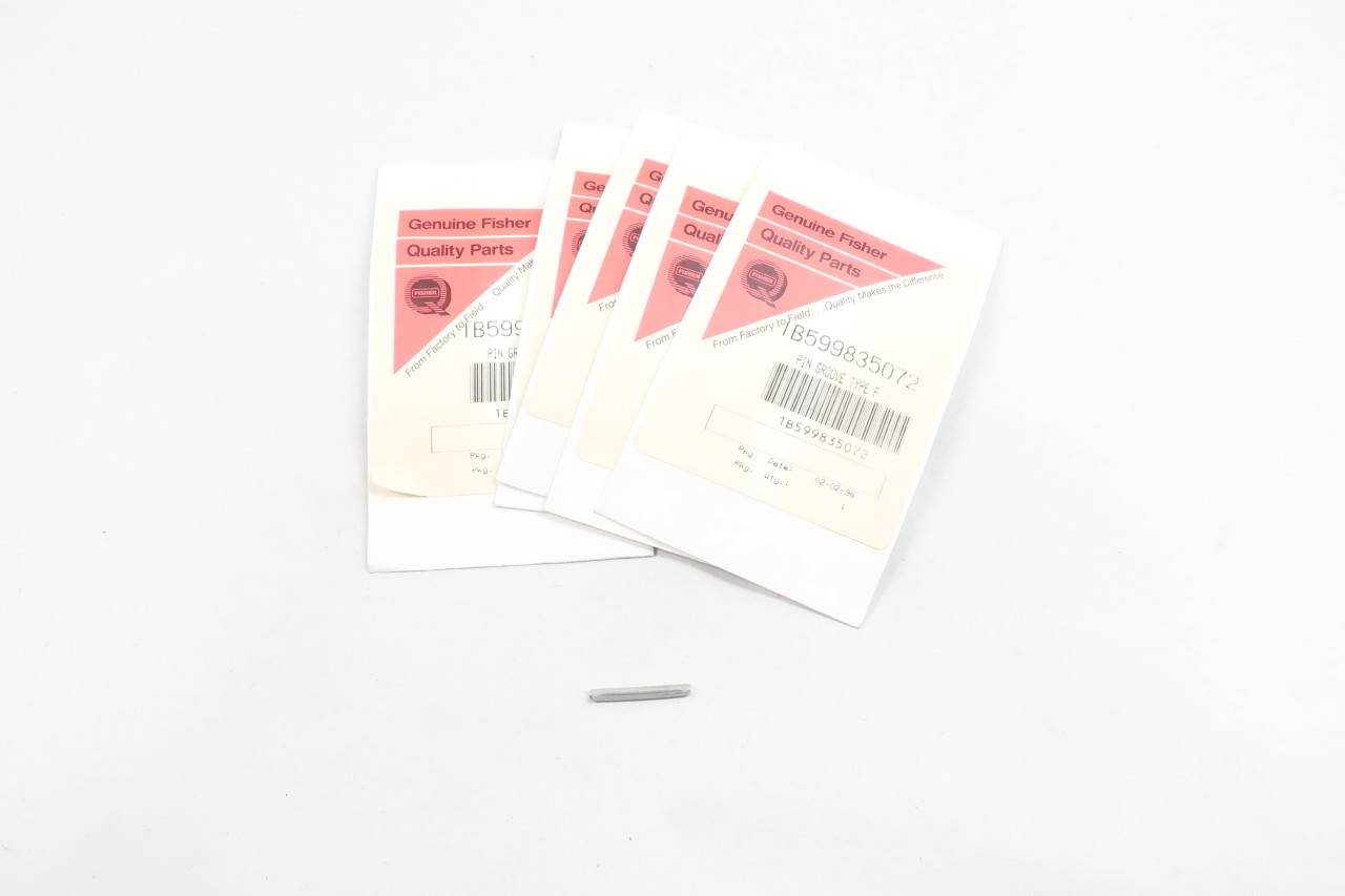 Set Of 5 Fisher 1B599835072 Type F Groove Pin