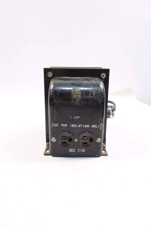 HAMMOND 171F 900VA 115VAC ISOLATION TRANSFORMER D531085