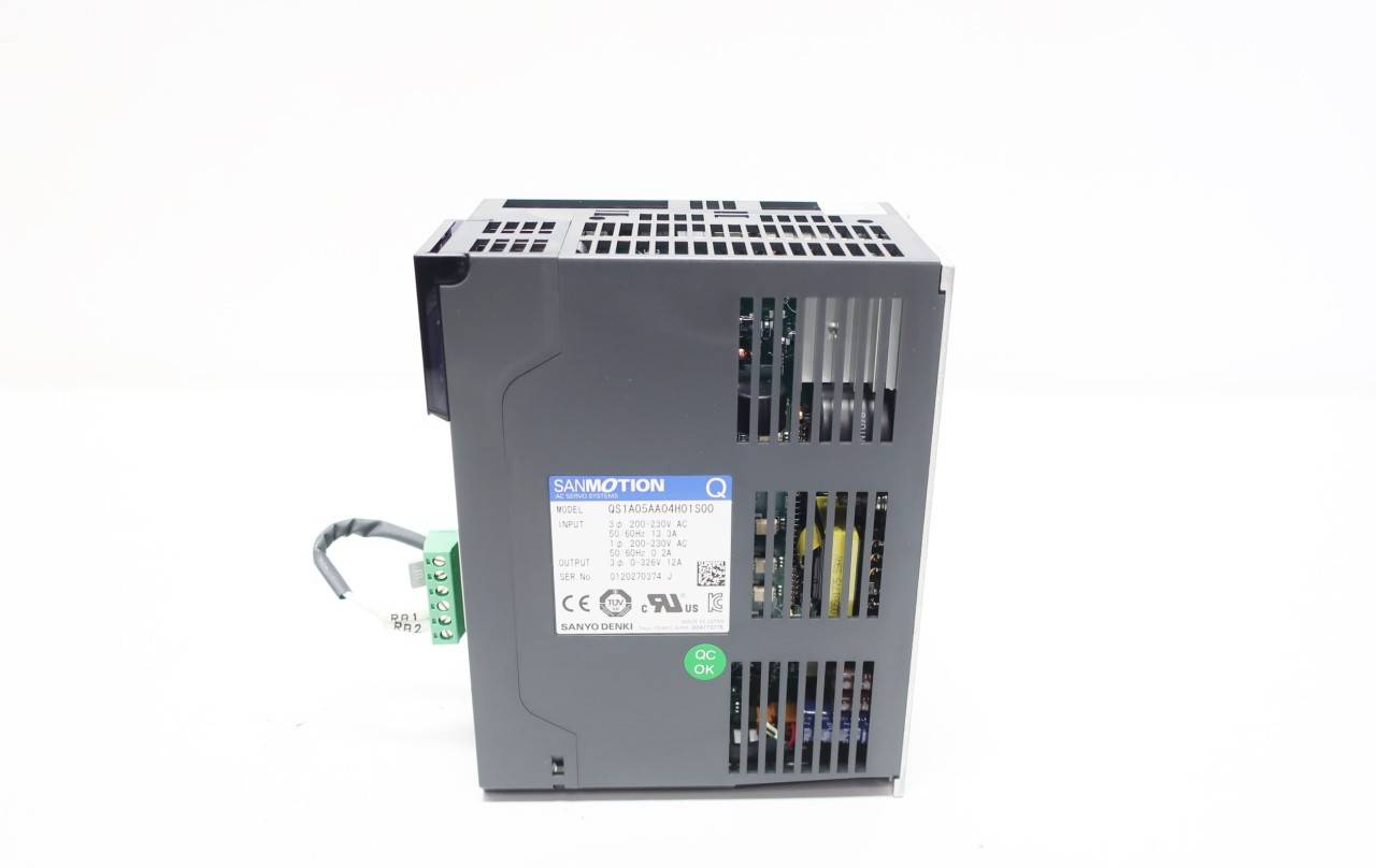Sanyo Denki QS1A05AA04H01S00 Sanmotion 200-230v-ac 0-136v-dc Servo Drive