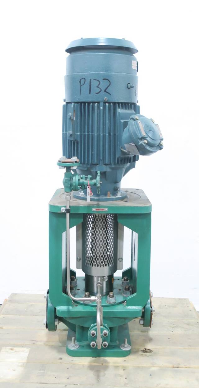 CPC VPCX A2X3X9 VERTICAL INLINE PROCESS PUMP 15HP 45GPM 460VAC D532108