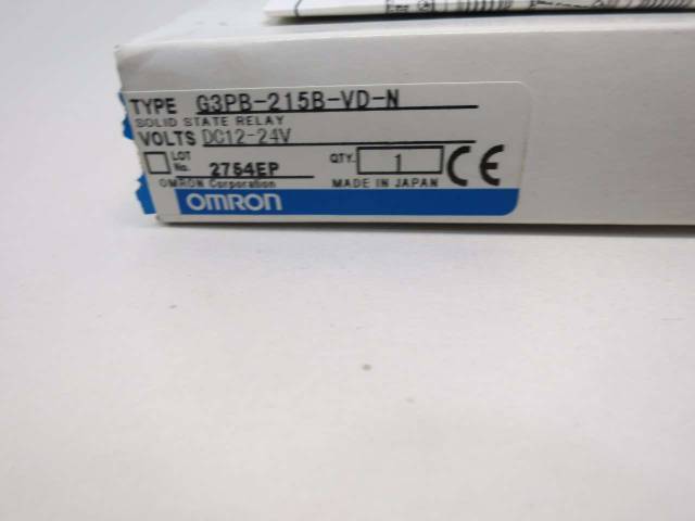 OMRON G3PB-215B-VD-N SOLID STATE RELAY 12-24V-DC D533035