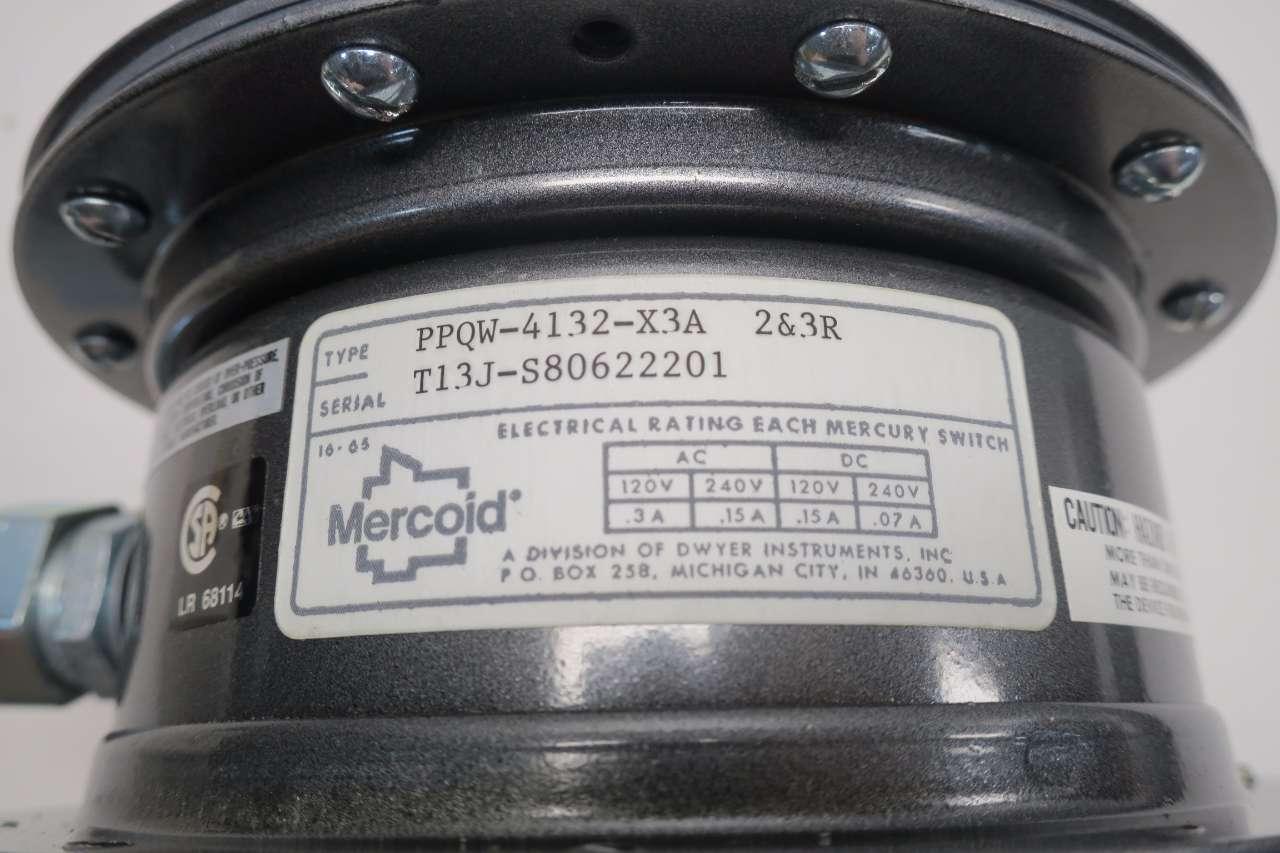 PPQW-4132 R X3A 937-075-40 NIB Details about   Mercoid Control Type 