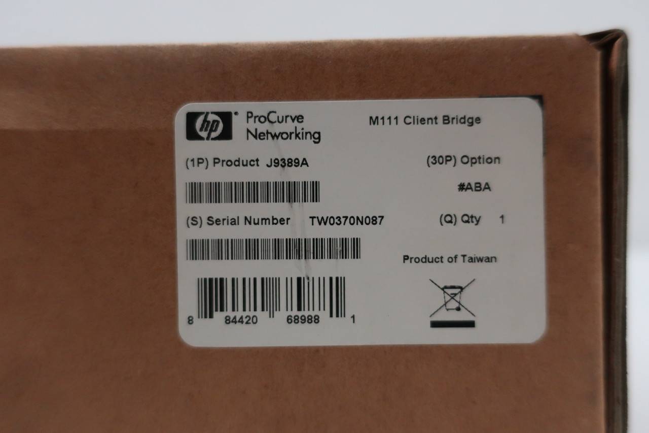 Hewlett Packard Hp J9389A Procurve M111 Client Bridge