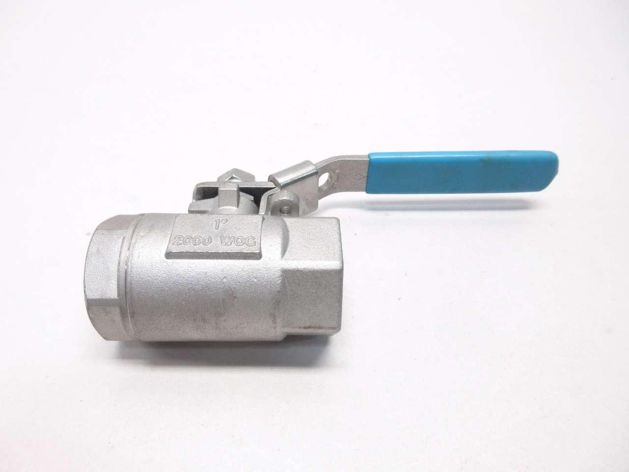 JAMESBURY 156M 1 IN NPT STAINLESS THREADED BALL VALVE D534484