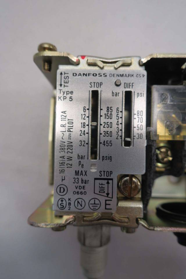 DANFOSS KP5 060 1171 HIGH PRESSURE CONTROL SWITCH D535571