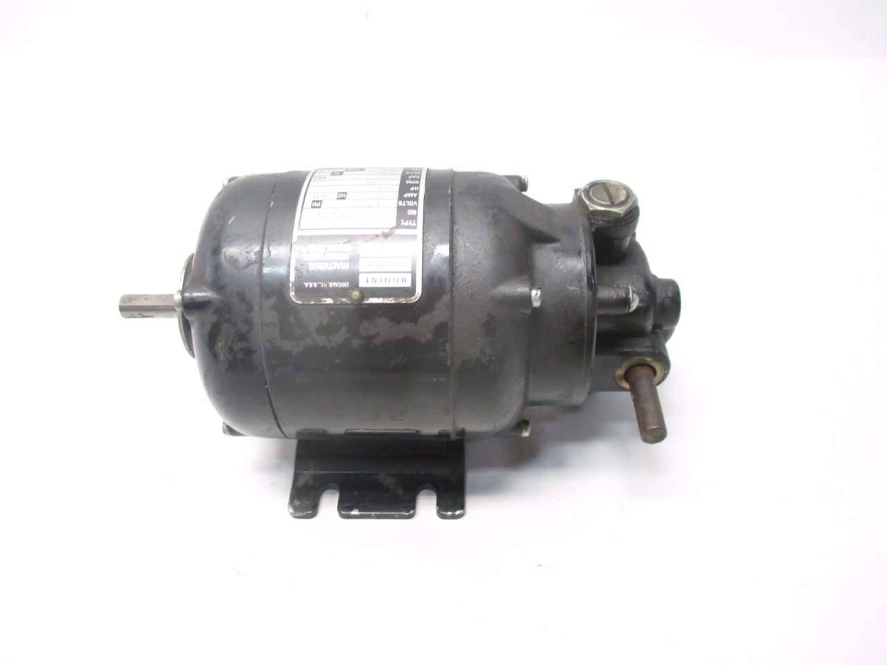 Bodine NSE-13 14500 RPM Small Motor 1/4 HP 115V