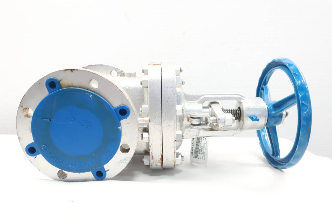 Velan F120064C02TYW320 Manual Steel Flanged Wedge Gate Valve 4in 150