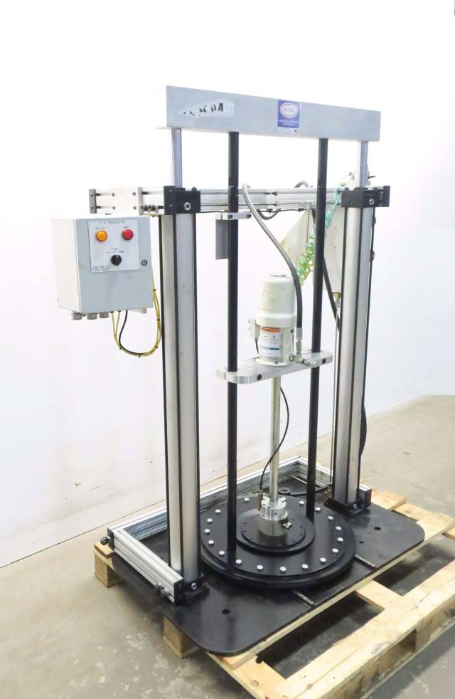 GP REEVES GDP50-400G02 LUBE LOGIC LUBRICATING GREASE PUMP W/ CONTROLLER ...