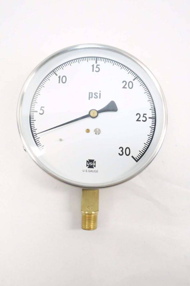 Ametek Usg 0 30psi 14 In Npt Pressure Gauge D539581